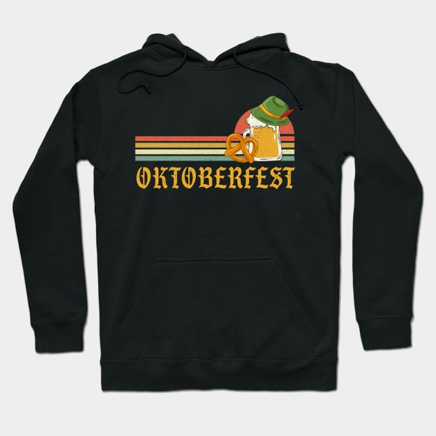 Germany Oktoberfest Funny Drinking Beer Vintage Hoodie by nadinecarolin71415